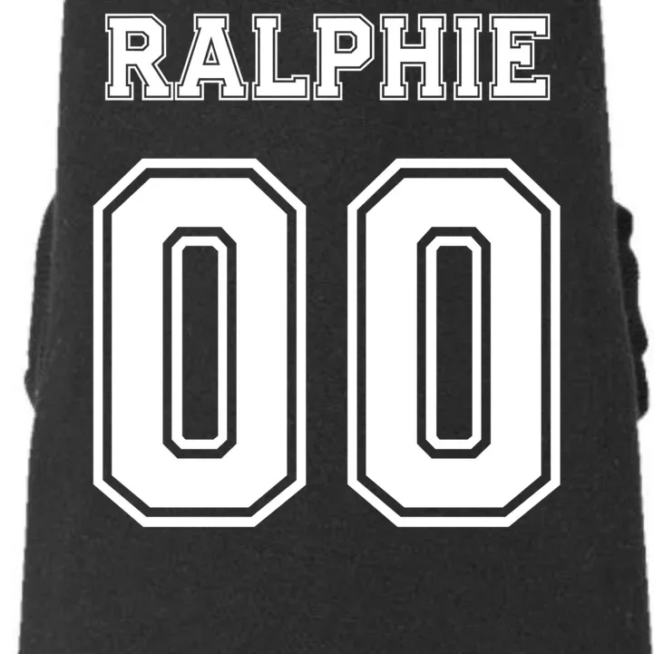 Custom Dog Halloween Football Player Dog Hoodie - Front - Close-up