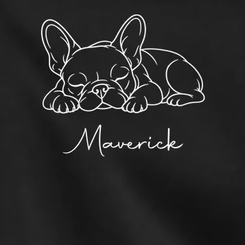 French Bulldog Frenchie Customizable Name Kids Jacket - Front - Close-up