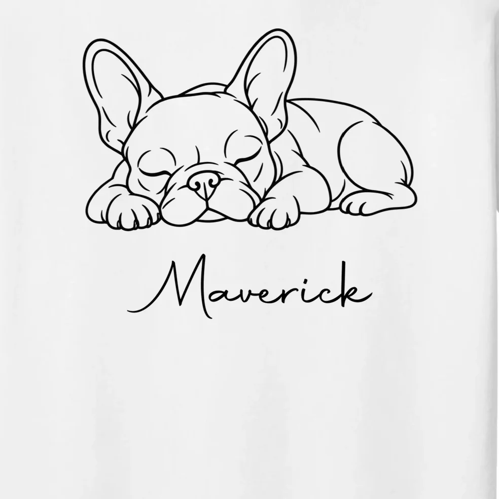 French Bulldog Frenchie Customizable Name Men's Pajamas - Front - Close-up