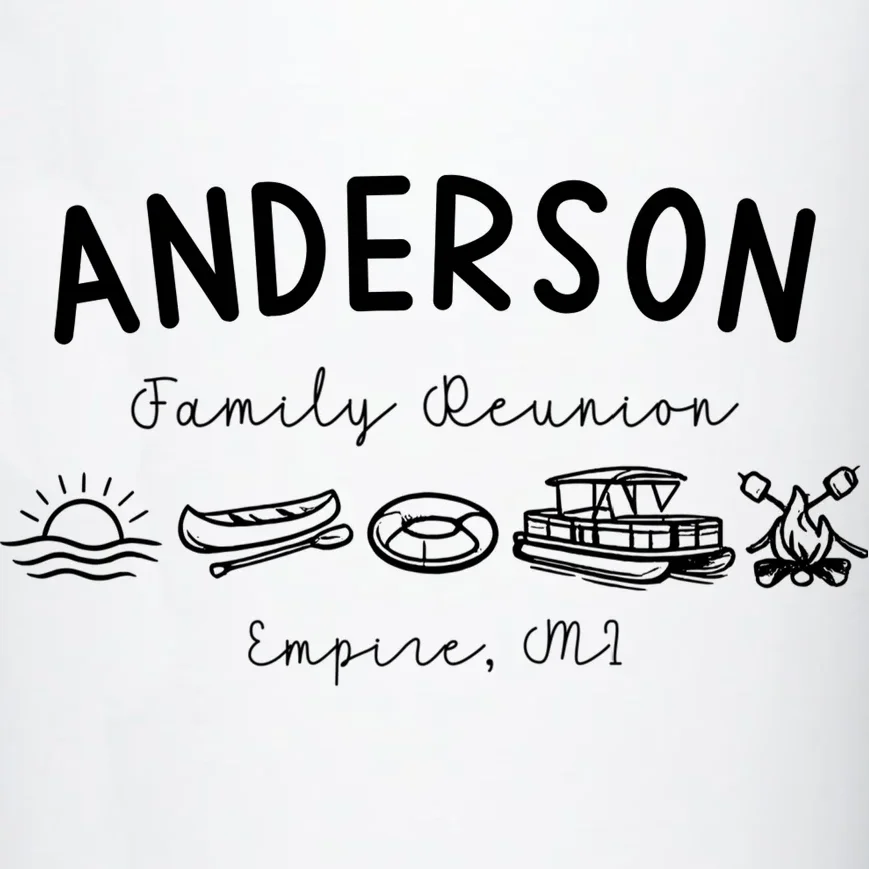 Family Reunion Personalized Camping Last Name and Location 20oz Tumbler - Front - Close-up