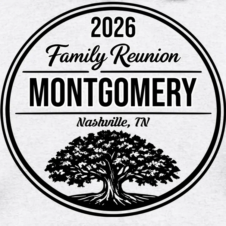 Family Tree Customizable Family Reunion Year, Name, Location Men's Hoodie - Front - Close-up