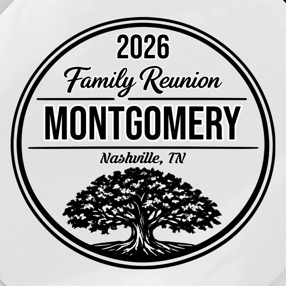 Family Tree Customizable Family Reunion Year, Name, Location Magnet - Front - Close-up