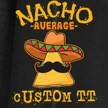 Funny Personalized Meme Nacho Average Custom Text Name Women's Cardigan - Front - Close-up
