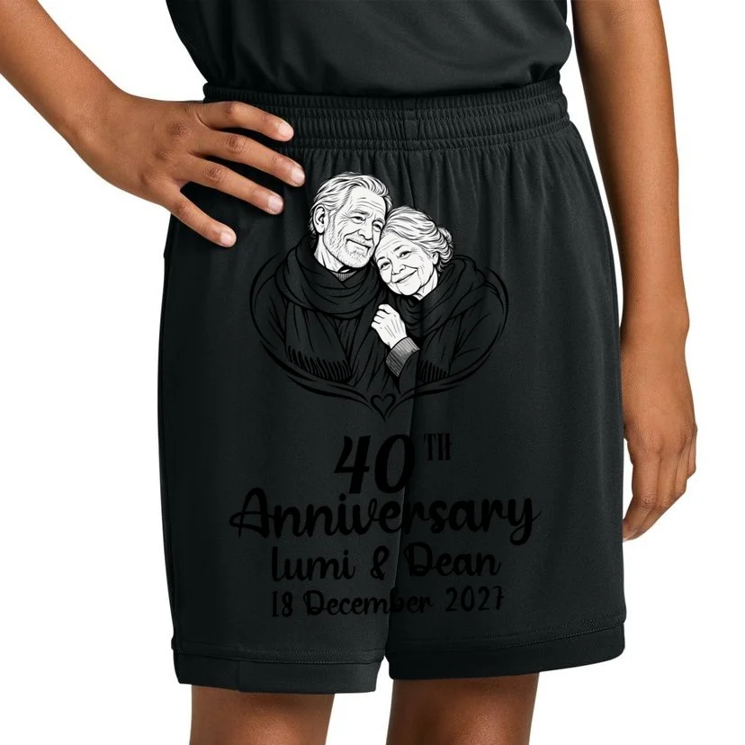 Forever Together Anniversary Keepsake Kids Shorts - Front 1