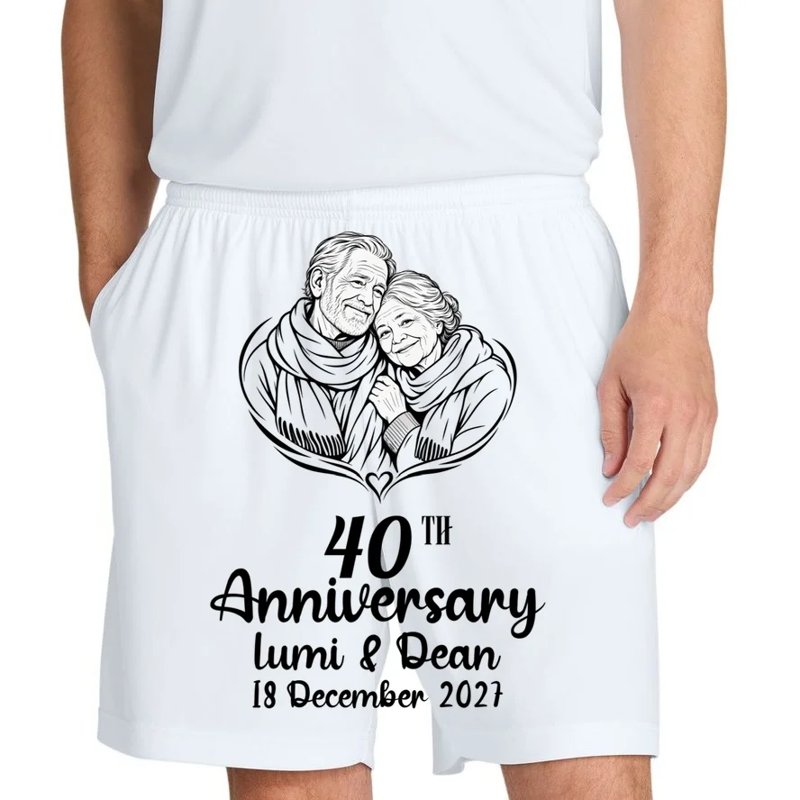 Forever Together Anniversary Keepsake Men's Shorts - Front 1