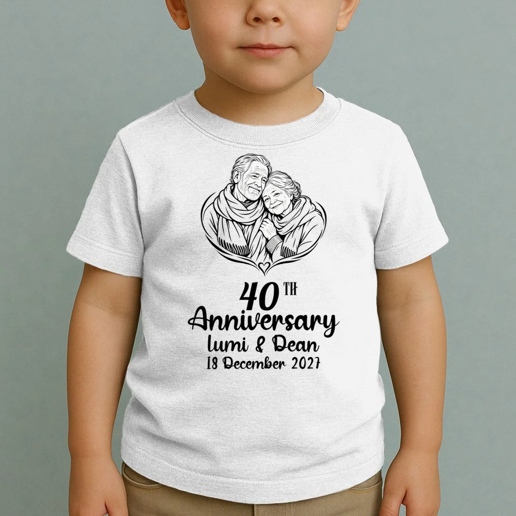 Forever Together Anniversary Keepsake Toddler T-Shirt - Front 1