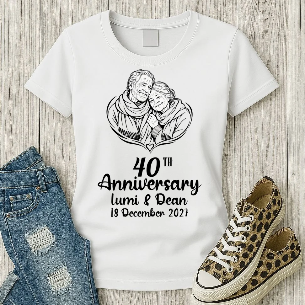 Forever Together Anniversary Keepsake Women's T-Shirt - Front 2