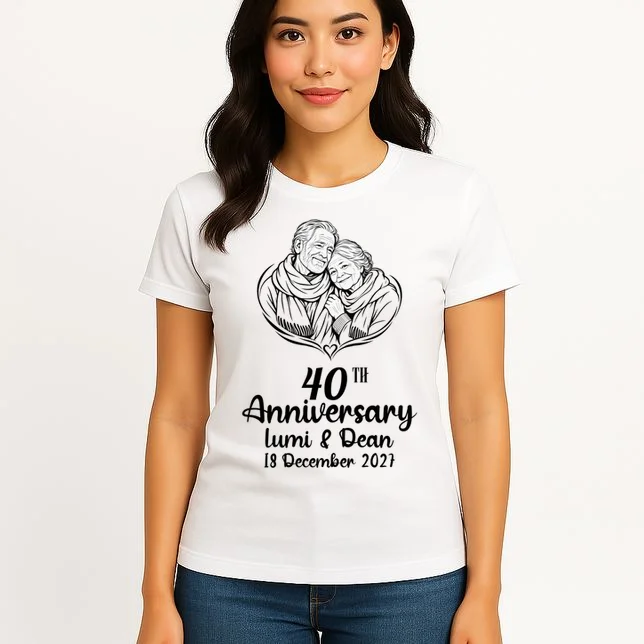 Forever Together Anniversary Keepsake Women's T-Shirt - Front 3