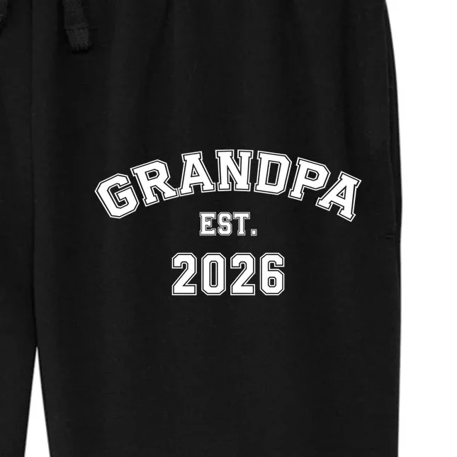 Grandpa Est 2026, Custom Text and year, Est, Dad, fathers day - Personalized Family Women's Fleece Sweatpants - Front - Close-up