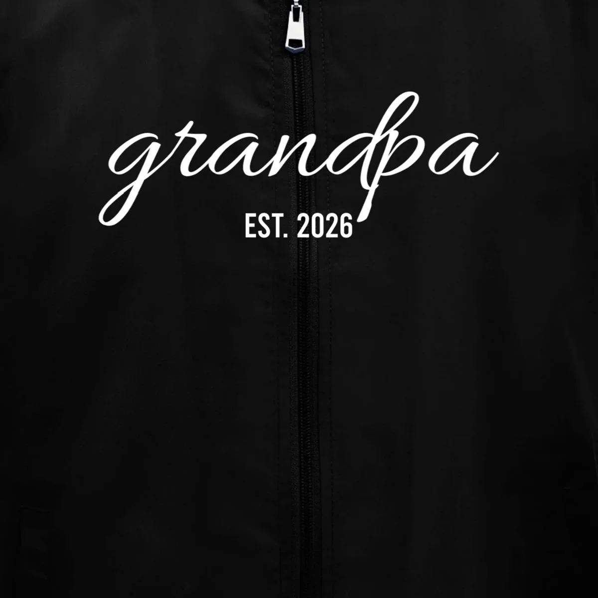 Grandpa Est. 2026 Personalized Gift Men's Vest - Front - Close-up