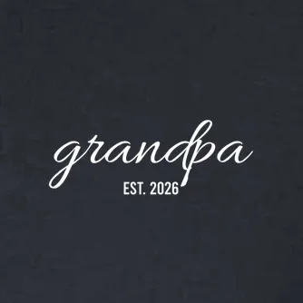 Grandpa Est. 2026 Personalized Gift Men's Polo - Front - Close-up