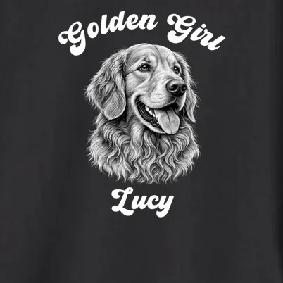 Golden Retriever Golden Boy Golden Girl Personalized Pet Name Men's Button Up - Front - Close-up