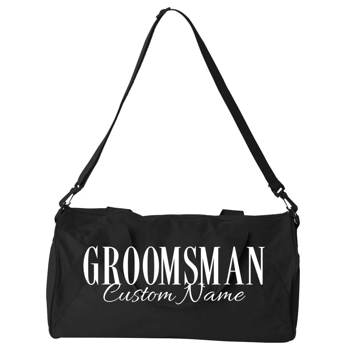 GROOMSMAN Personalized Bachelor Trip Duffel Bag - Front