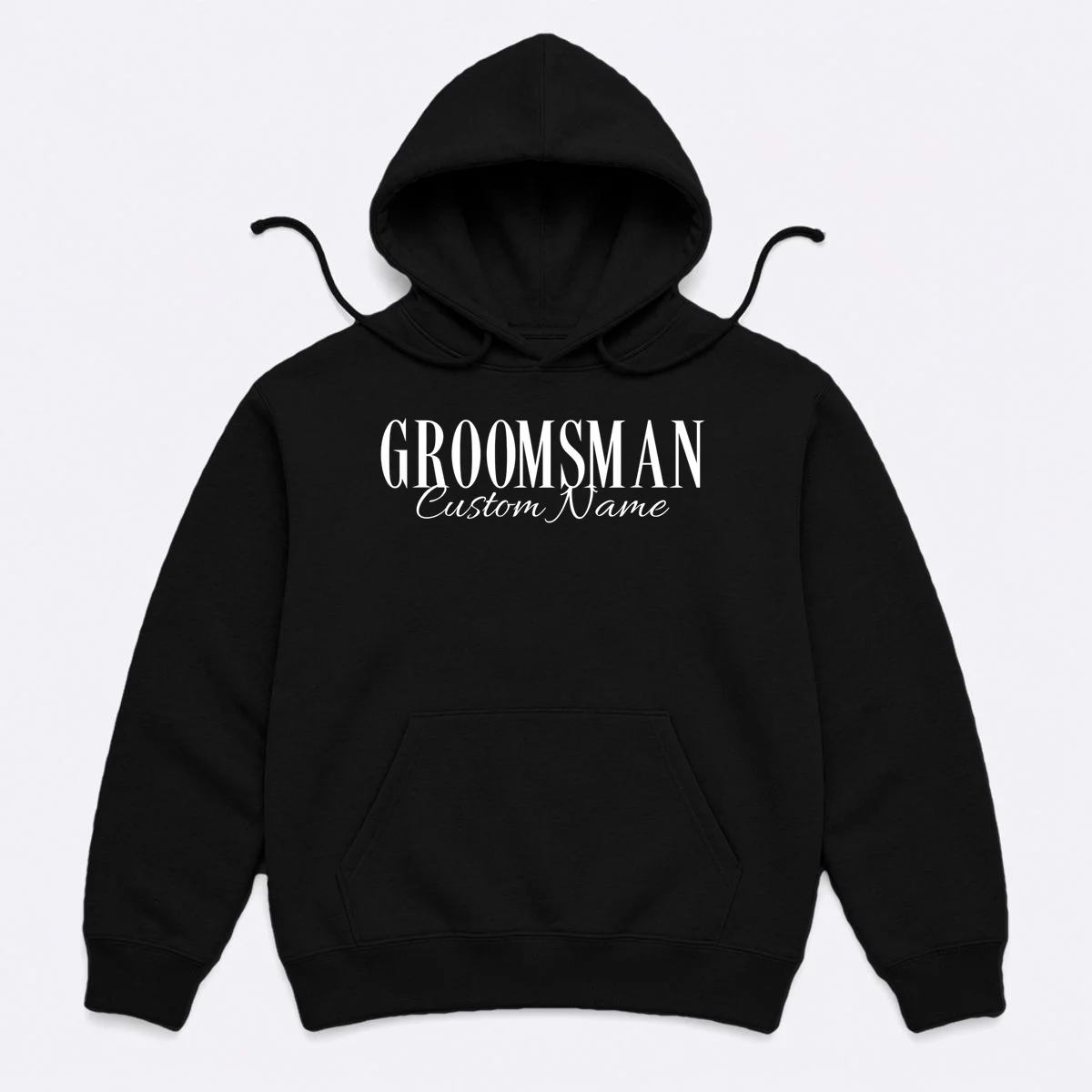 GROOMSMAN Personalized Bachelor Trip Men's Hoodie - Front