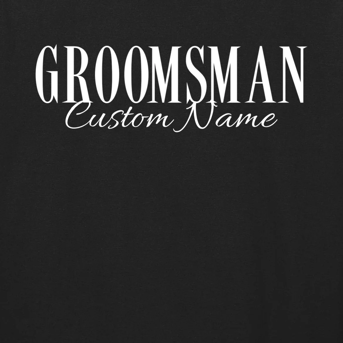 GROOMSMAN Personalized Bachelor Trip Men's Long Sleeve Shirt - Front - Close-up