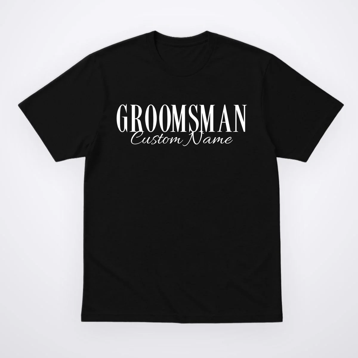 GROOMSMAN Personalized Bachelor Trip T-Shirt - Front