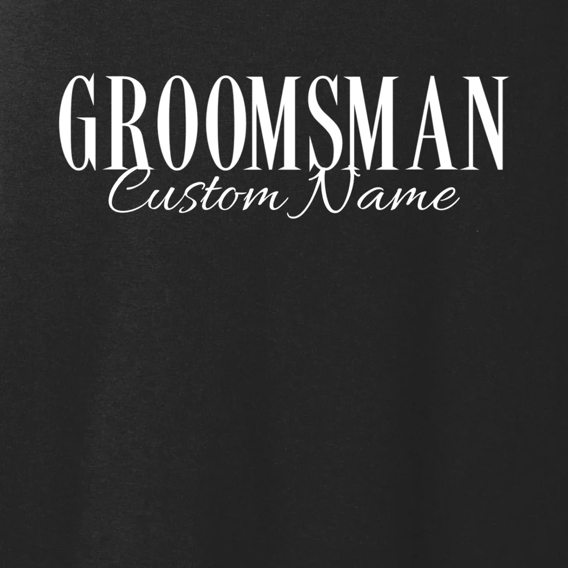 GROOMSMAN Personalized Bachelor Trip Women's Tank Top - Front - Close-up