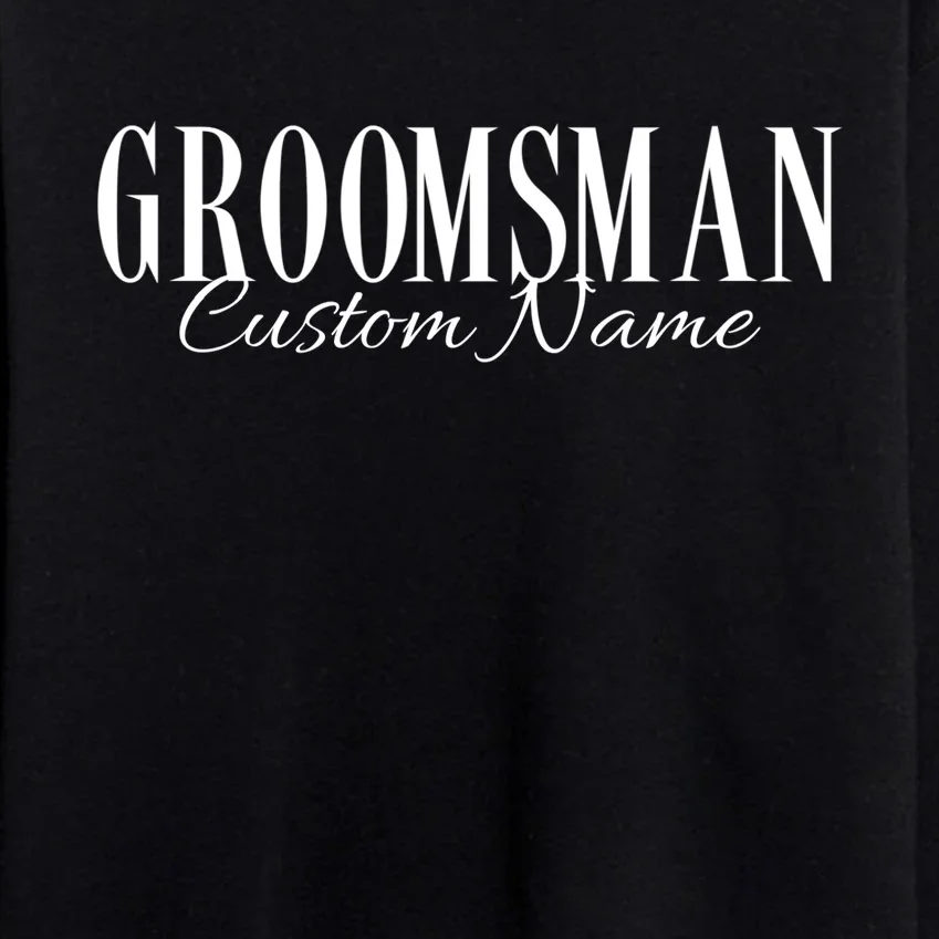 GROOMSMAN Personalized Bachelor Trip Men's Sweatsuit - Front - Close-up