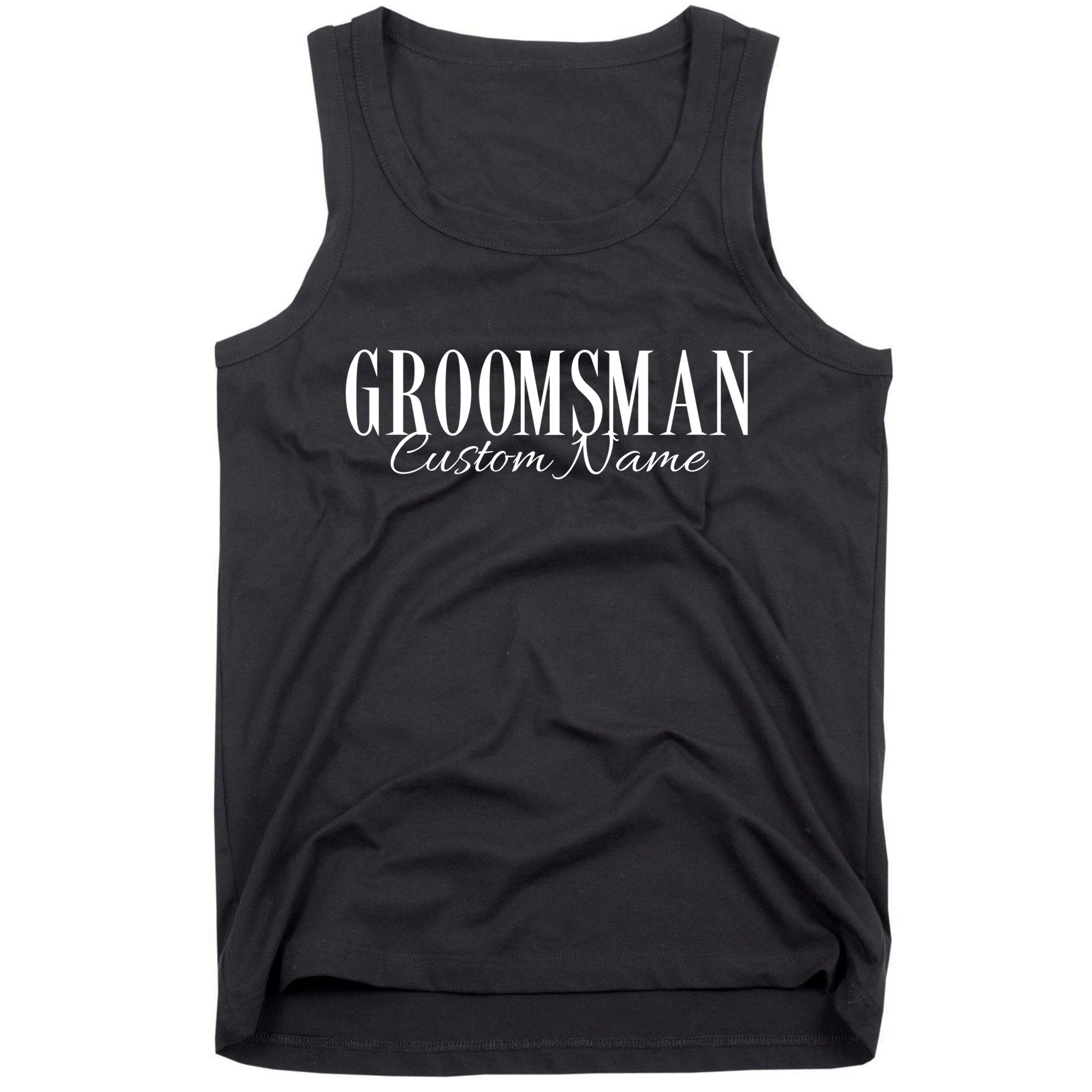 GROOMSMAN Personalized Bachelor Trip Men's Tank Top - Front