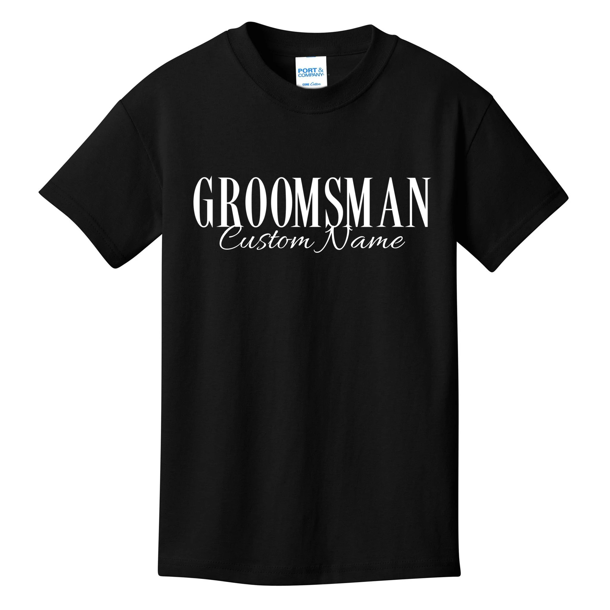 GROOMSMAN Personalized Bachelor Trip Kids T-Shirt - Front