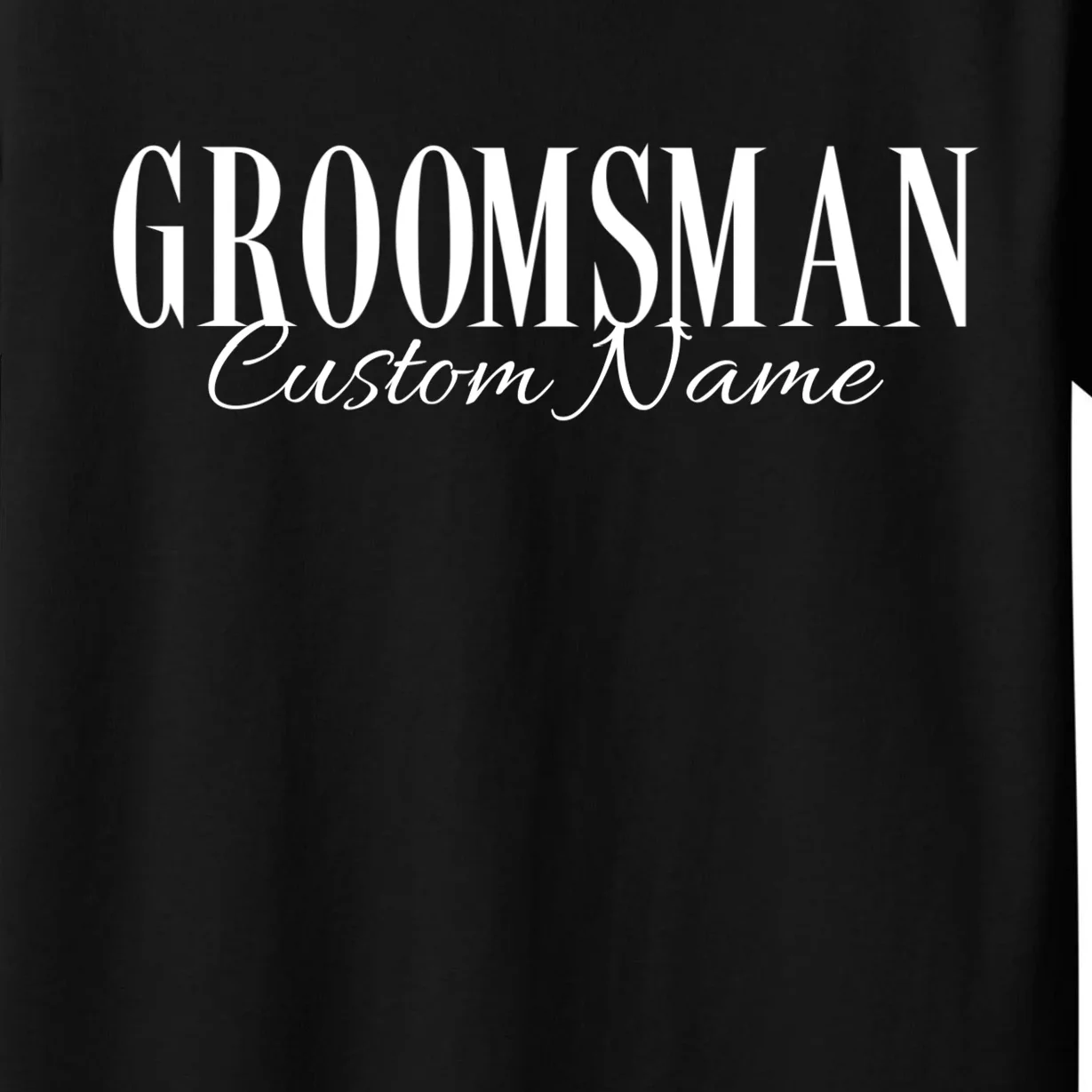 GROOMSMAN Personalized Bachelor Trip Kids T-Shirt - Front - Close-up