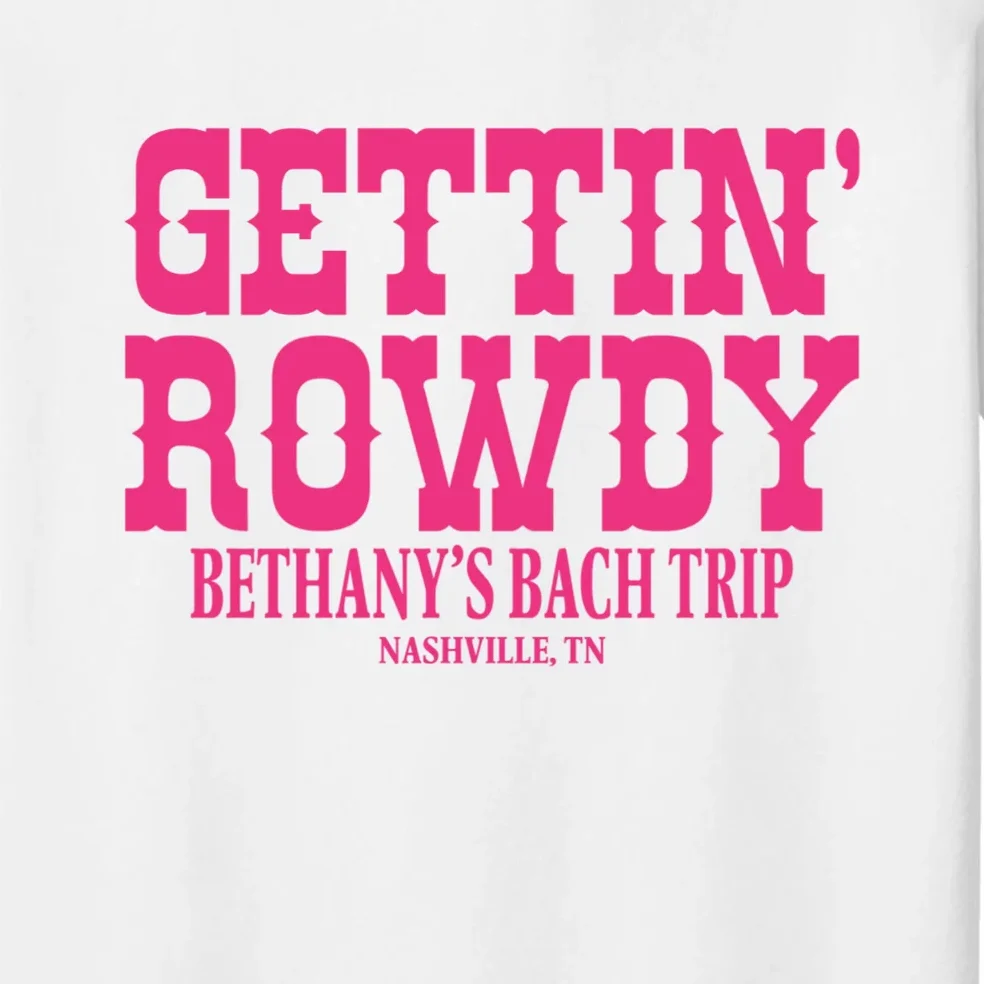 GETTIN' ROWDY Custom Bachelorette Trip Personalized Name Men's Pajamas - Front - Close-up
