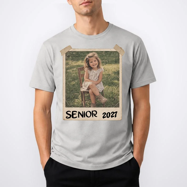 Graduation Senior Photo Custom Keepsake - Personalized Senior Year Gift Men's T-Shirt - Front 1
