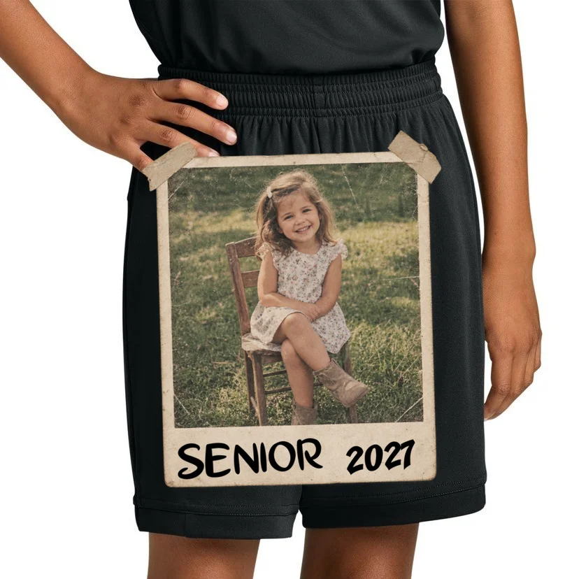 Graduation Senior Photo Custom Keepsake - Personalized Senior Year Gift Kids Shorts - Front 1
