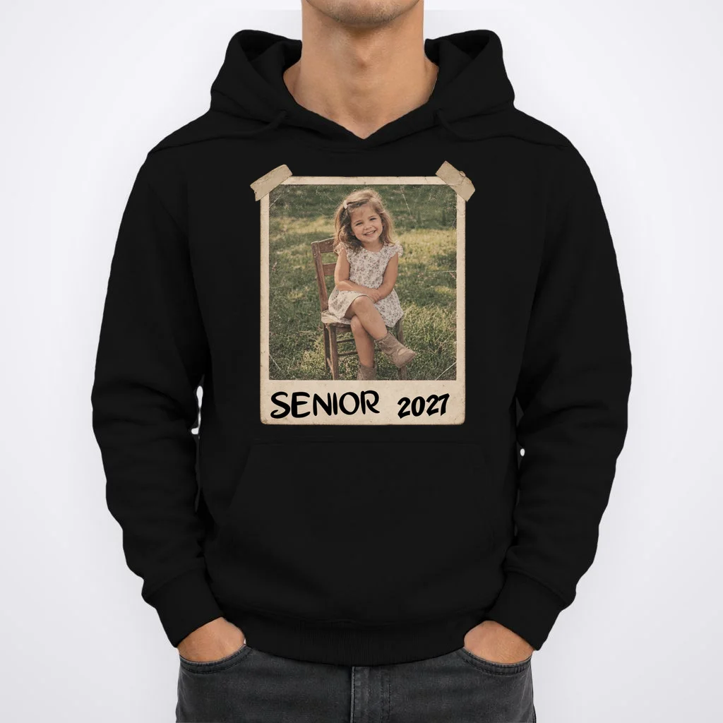 Graduation Senior Photo Custom Keepsake - Personalized Senior Year Gift Men's Hoodie - Front 1