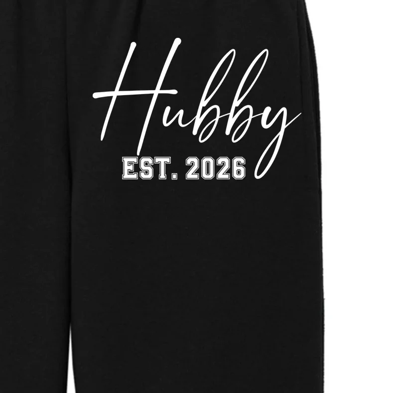Hubby Est – Customizable Year Wedding Gift for Anniversary Kids Fleece Sweatpants - Front - Close-up