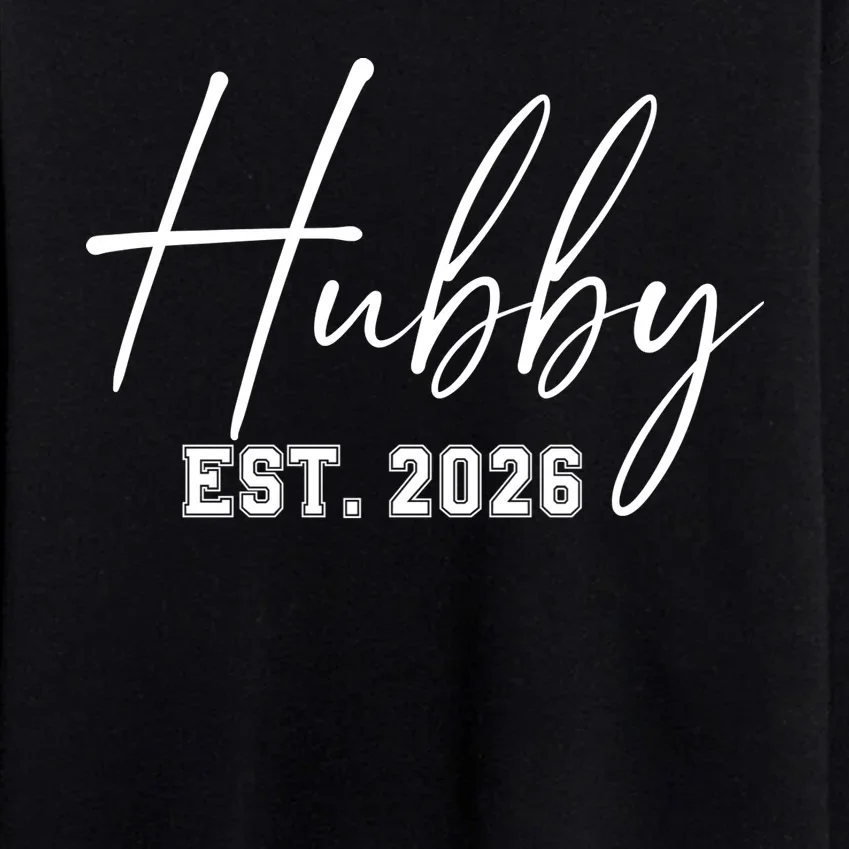 Hubby Est – Customizable Year Wedding Gift for Anniversary Men's Sweatsuit - Front - Close-up