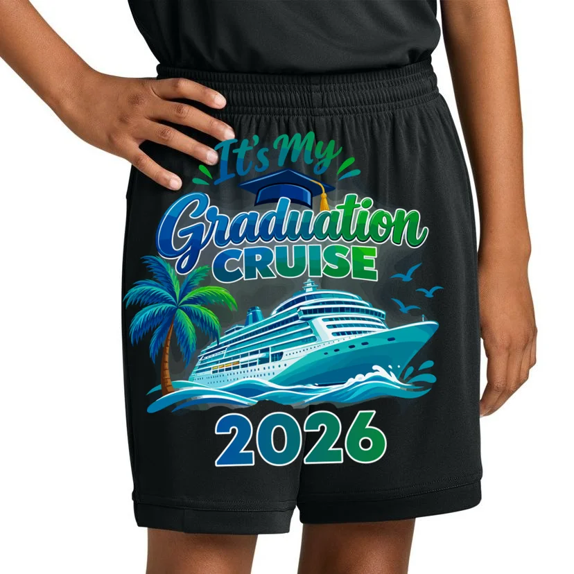Graduation Cruise Custom Year Gift - Personalized Cruise Graduation Class Year Design Kids Shorts - Front 1