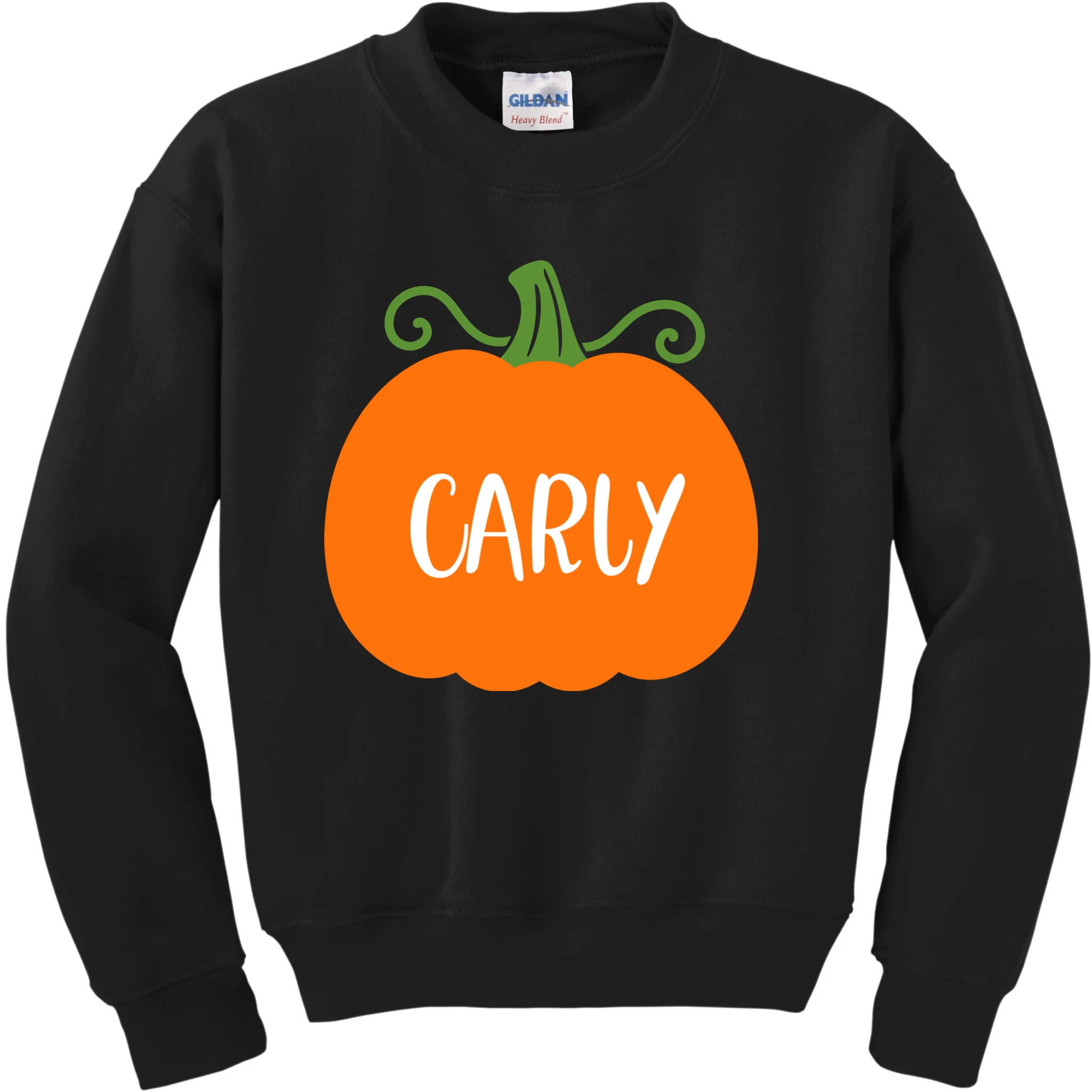 Halloween Pumpkin Custom Design - Personalized Fall Pumpkin Gift Kids Sweatshirt Front