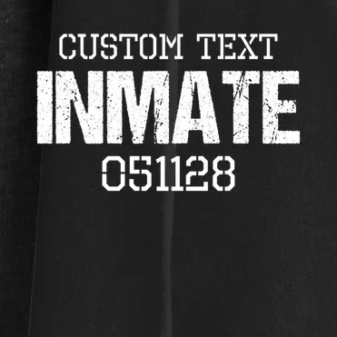 Inmate Custom Prisoner Costume Jail Outfit Personalized Women's Cardigan - Front - Close-up