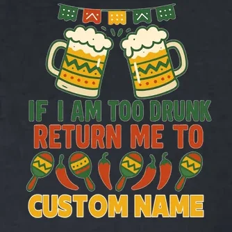 If I Am Too Drunk Return Me To Funny Cinco De Mayo Men's Polo - Front - Close-up