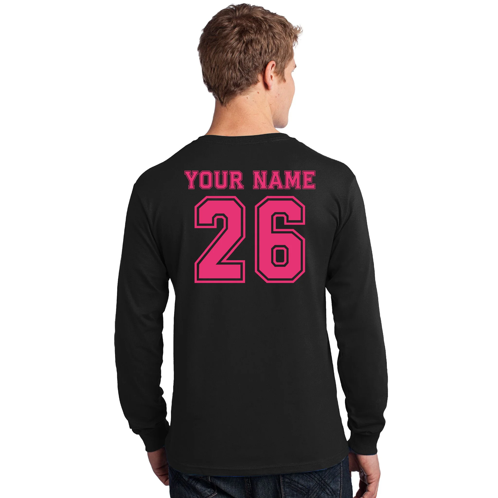 I Suck At Fantasy Bikini Funny Personalized Fantasy Football Long Sleeve Shirt - Back
