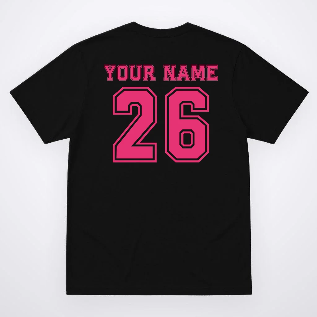 I Suck At Fantasy Bikini Funny Personalized Fantasy Football T-Shirt - Back