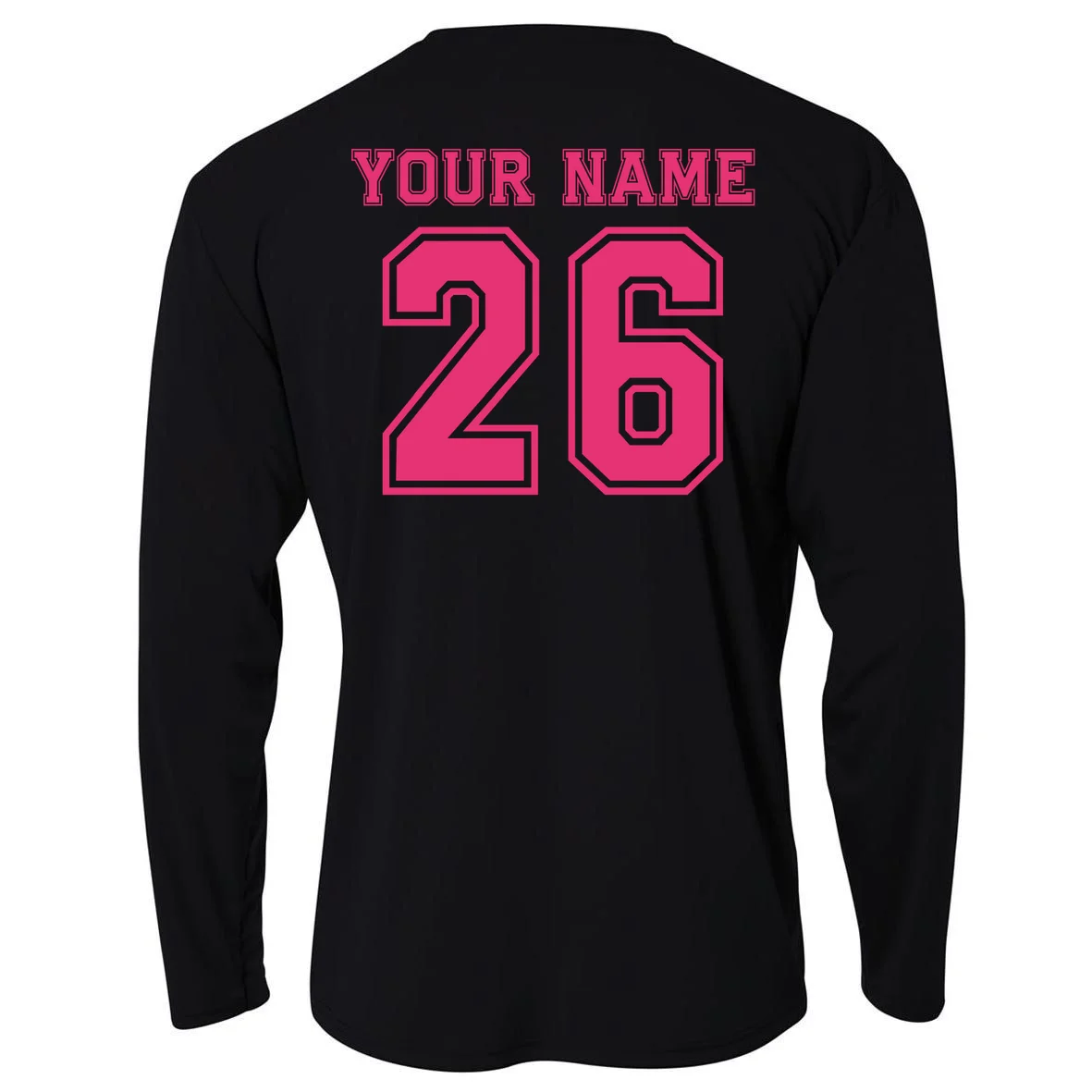 I Suck At Fantasy Bikini Funny Personalized Fantasy Football Performance Long Sleeve Shirt - Back