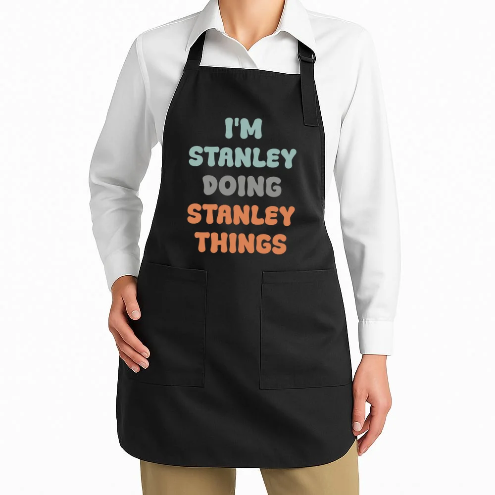 I'm Custom Name Doing Custom Name Things Cute Apron - Front 1