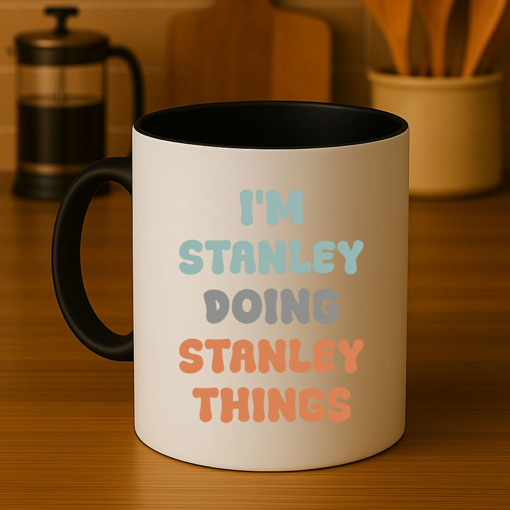 I'm Custom Name Doing Custom Name Things Cute Mug - Front 3