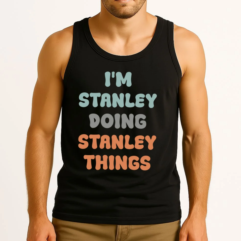 I'm Custom Name Doing Custom Name Things Cute Tank Top - Front 2