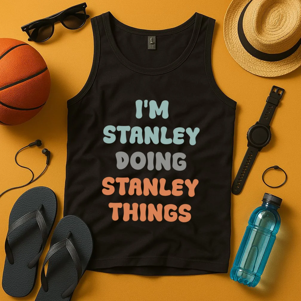 I'm Custom Name Doing Custom Name Things Cute Tank Top - Front 3