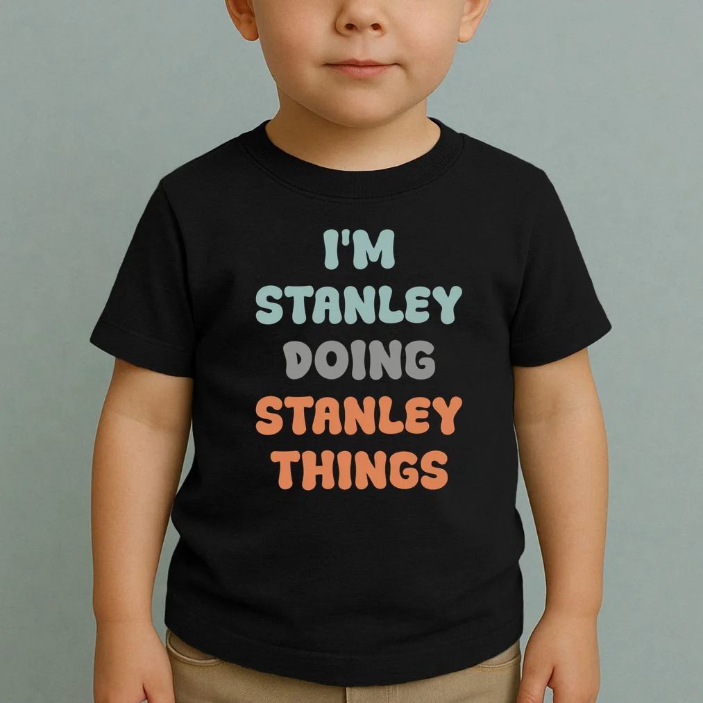 I'm Custom Name Doing Custom Name Things Cute Toddler T-Shirt - Front 1