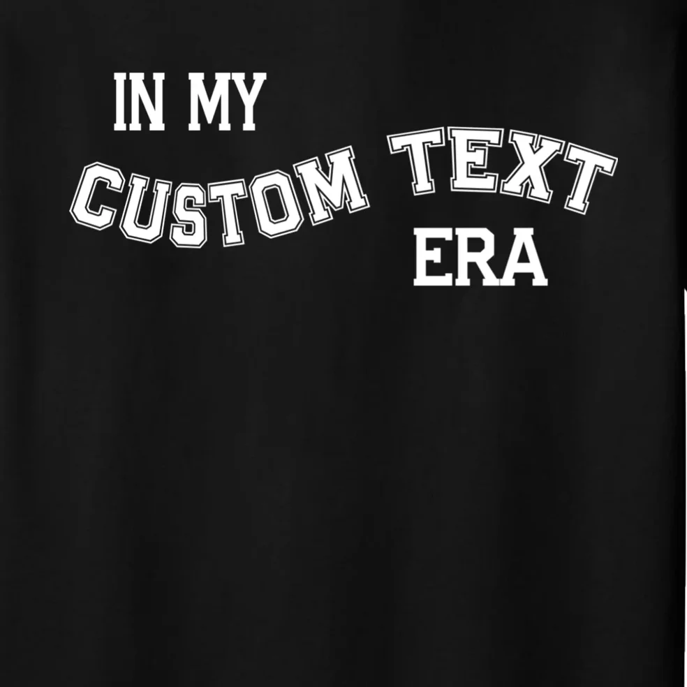 In My Custom Text Era Personalized Funny Varsity Men's Pajamas - Front - Close-up