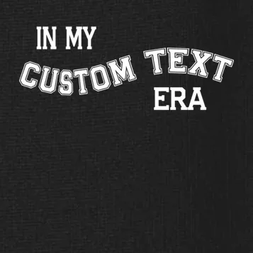 In My Custom Text Era Personalized Funny Varsity Women's Polo - Front - Close-up
