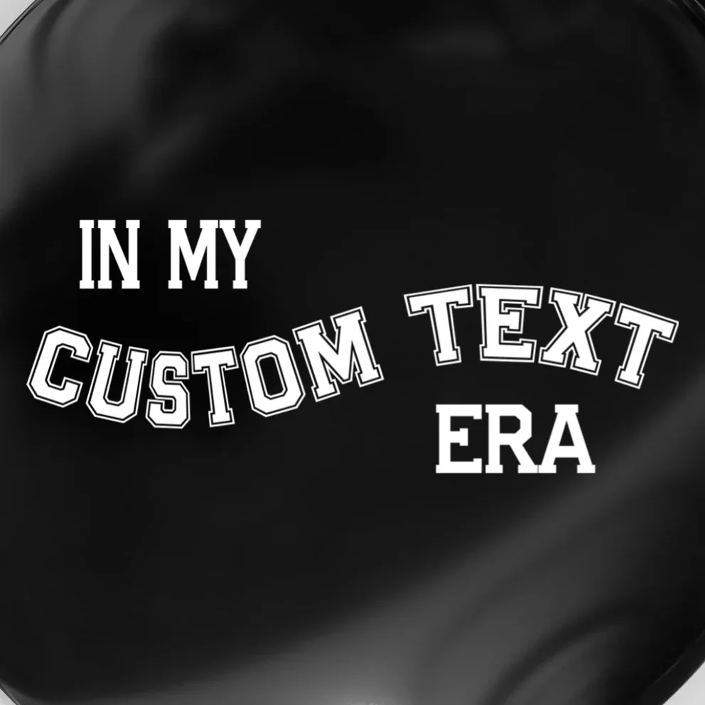 In My Custom Text Era Personalized Funny Varsity Magnet - Front - Close-up