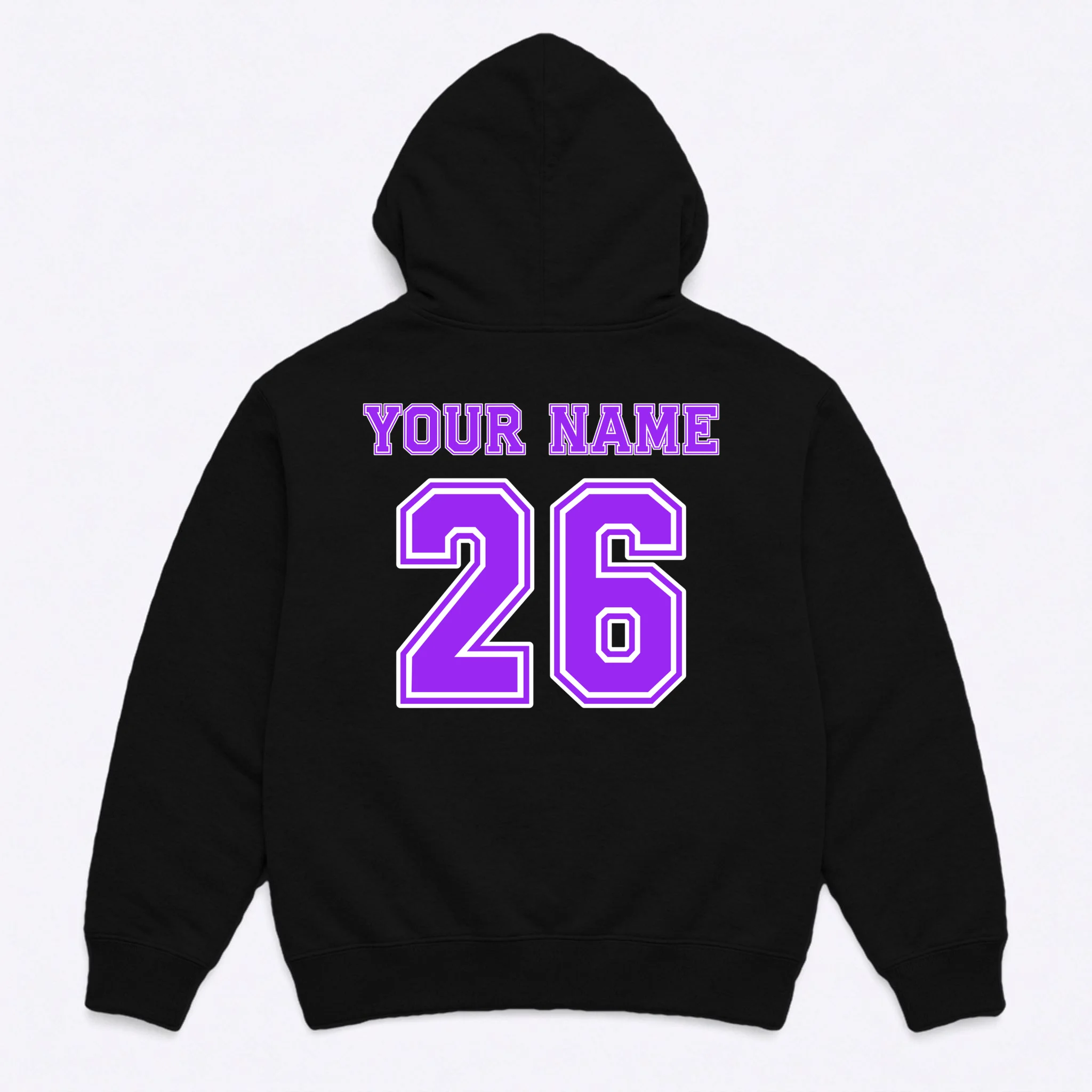 I Suck At Fantasy Football Personalized Men's Hoodie - Back