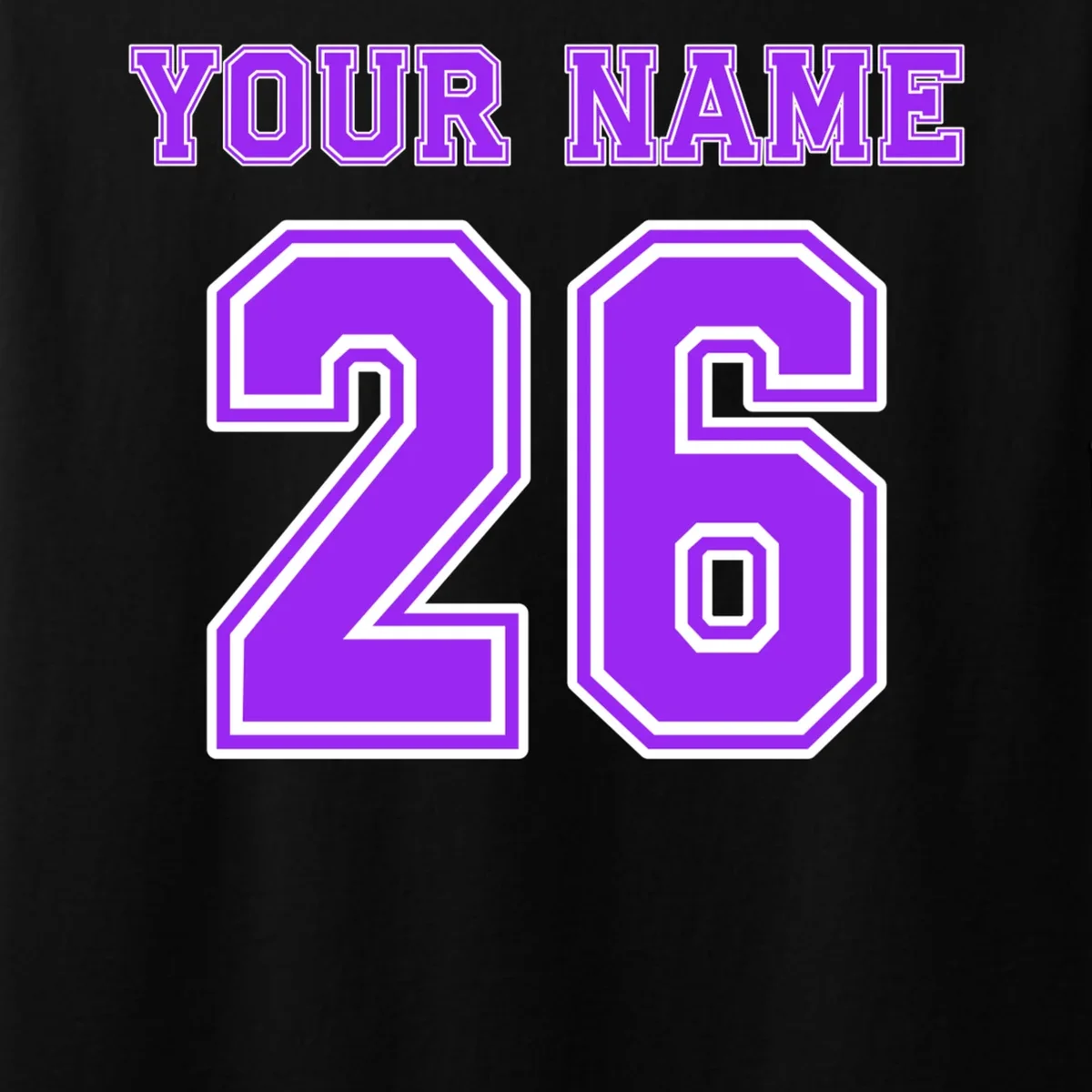 I Suck At Fantasy Football Personalized Men's Tall T-Shirt - Back - Close-up