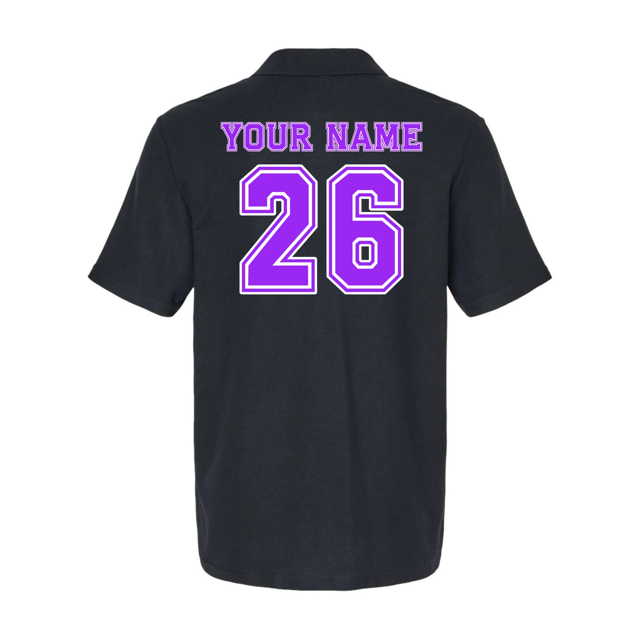 I Suck At Fantasy Football Personalized Polo Shirt - Back