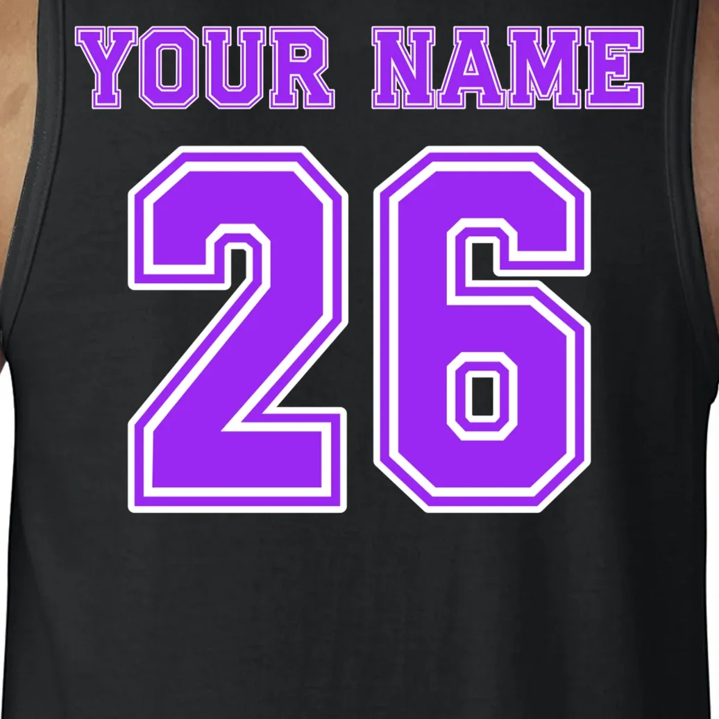 I Suck At Fantasy Football Personalized Men's Tank Top - Back - Close-up